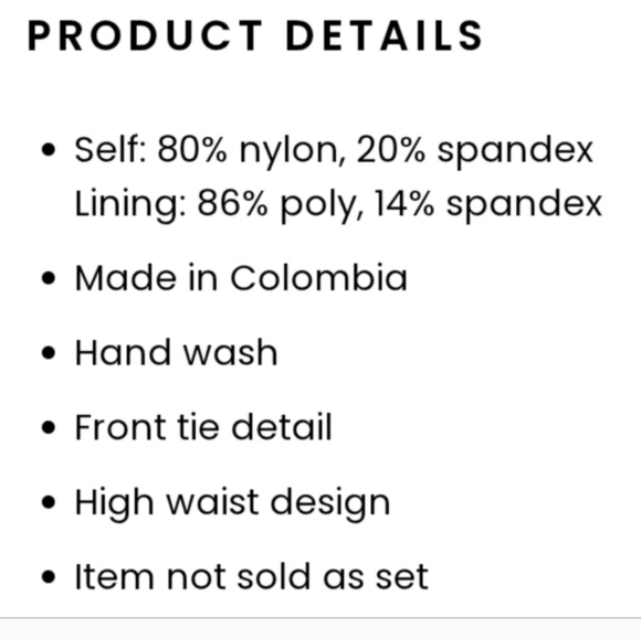 New!Agua Bendita Isabella Bikini Bottom - Picture 11 of 11